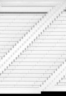 Blanc éclatant Teinte de similibois Stores en similibois