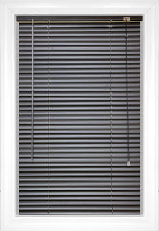 Matte Black Mini II Aluminum Blinds