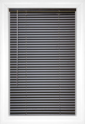 Matte Black Mini II Aluminum Blinds