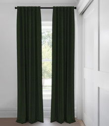Ever Green Velvet Classic Blackout Tailored Fit Drapery