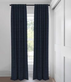 Indigo Gemma Light Filtering  Tailored Fit Drapery