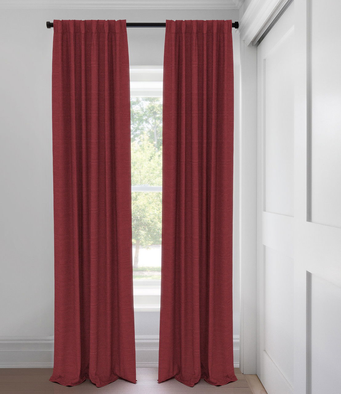 Chilli Pepper Gemma Light Filtering Tailored Fit Drapery
