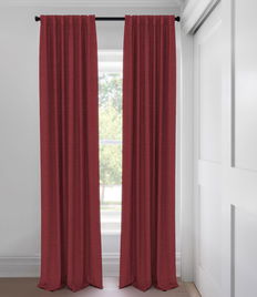 Chilli Pepper Gemma Light Filtering Tailored Fit Drapery