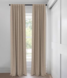 Taupe Hailee Light Filtering Tailored Fit Drapery