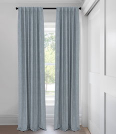 Rideaux coupe ajustée - Filtrant la lumière  - Austin - Chambray