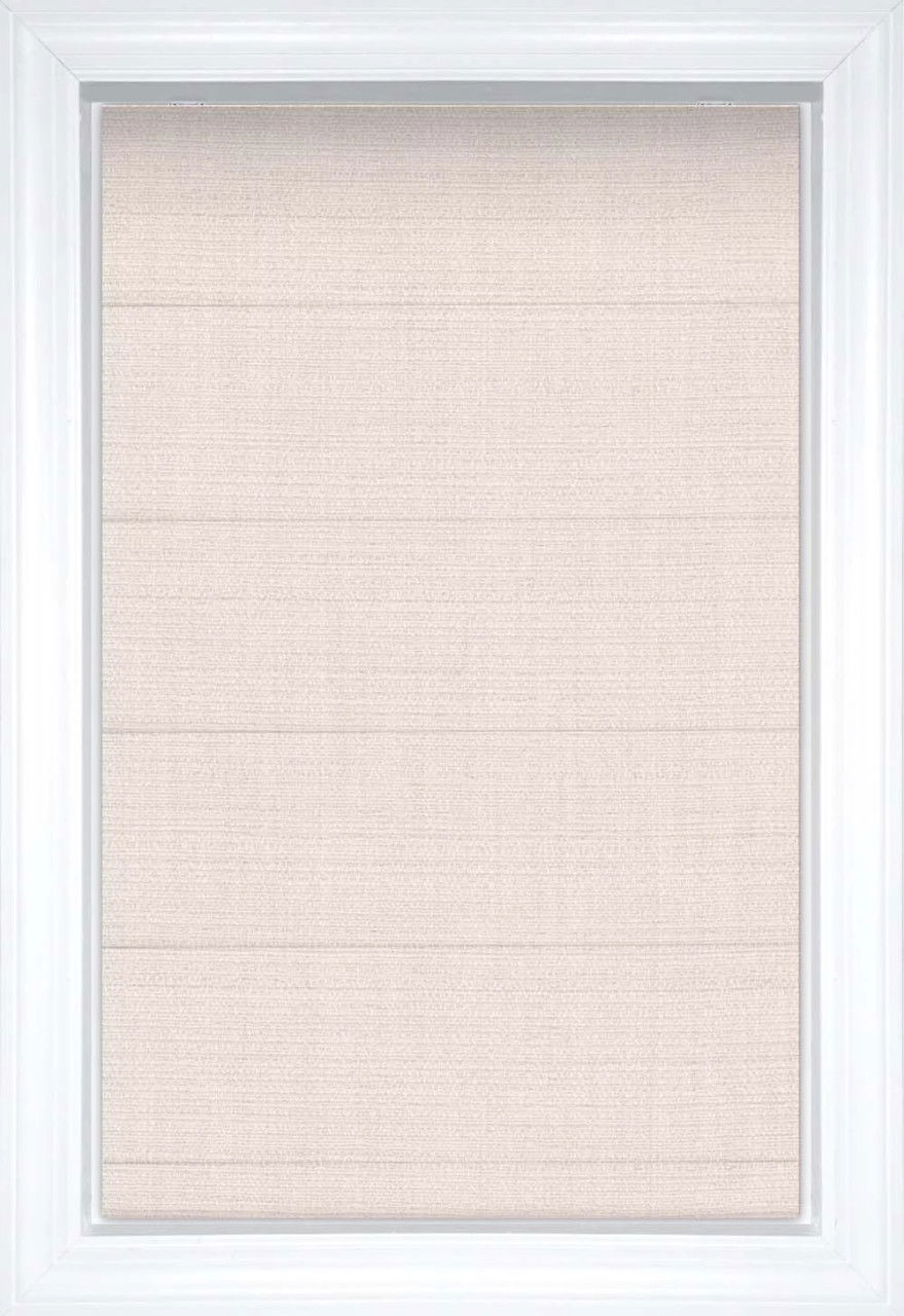 Whisper Nara Flat Solid and Textured Roman Shades