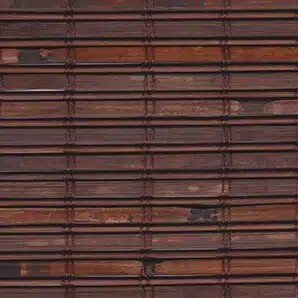 Walnut Fiji Woven Wood Fabric Panel Shades