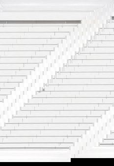 White Classic Faux Wood Blinds