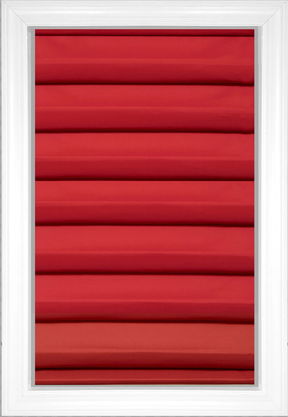 Chilli Pepper Sateen Roman Shades