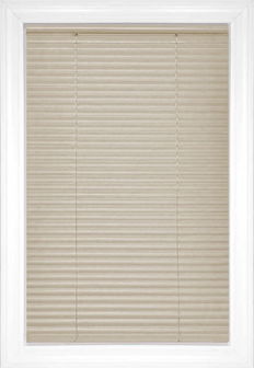 Taupe Classic Cordless 1" Aluminum Aluminum Blinds