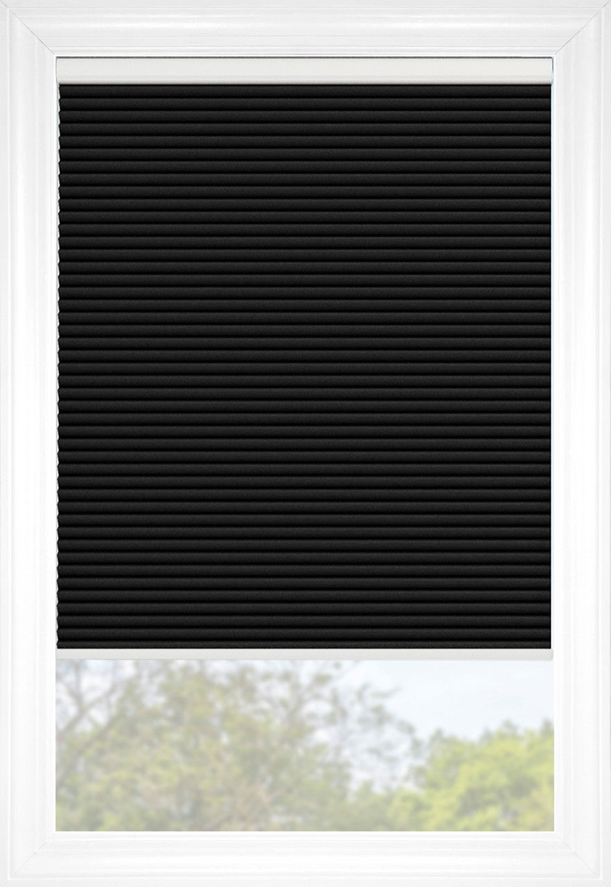 Black Premier Blackout Cellular Shades