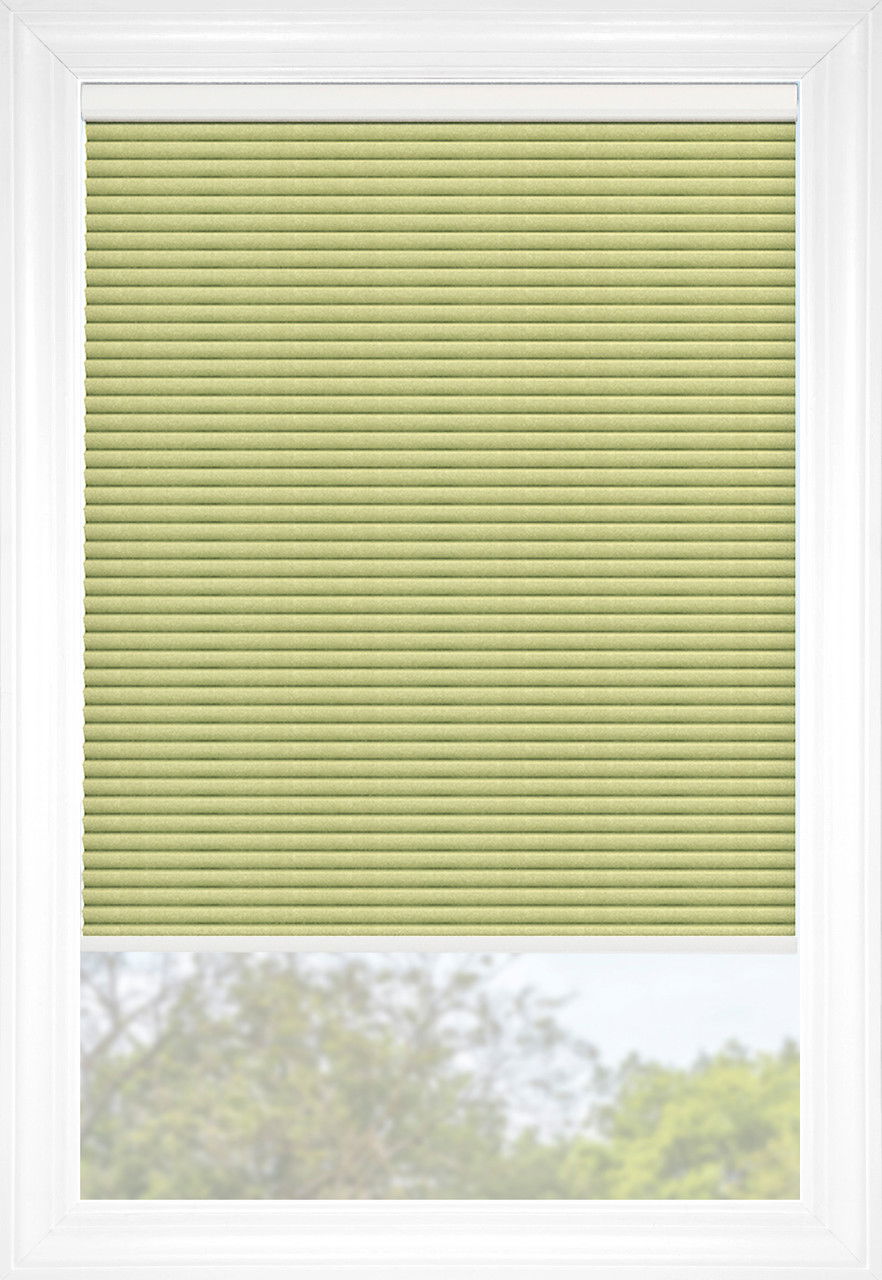 Lime Signature Light Filtering Cellular Shades