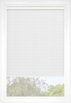 White Paris Light Filtering Cellular Shades