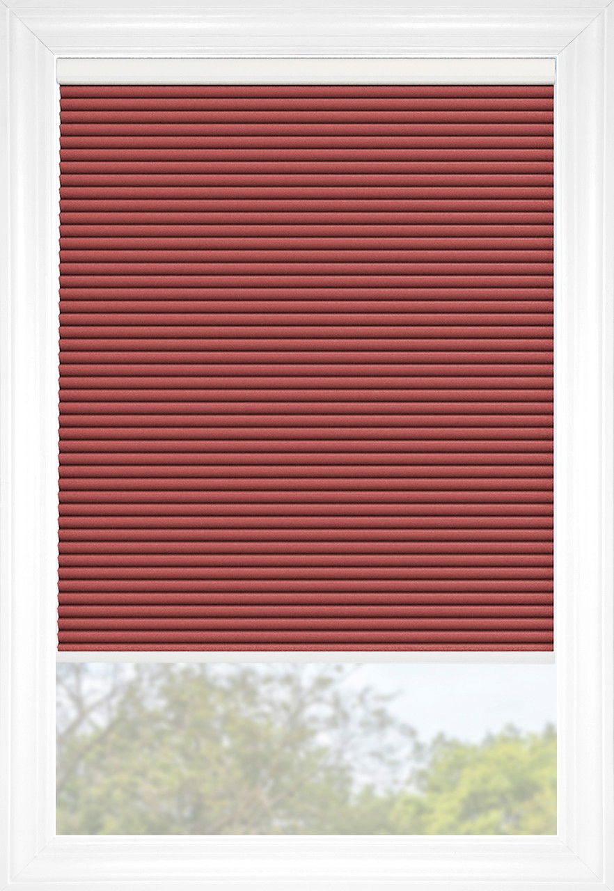 Dark coral Signature Light Filtering Cellular Shades