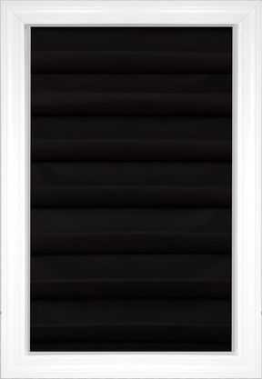 Black Sateen Roman Shades Black Sateen Roman Shades