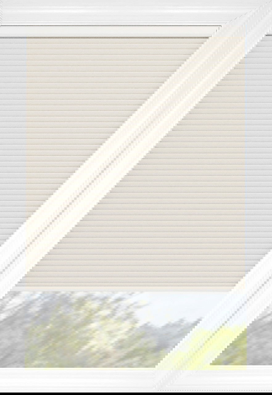 Off White Signature Blackout Cellular Shades