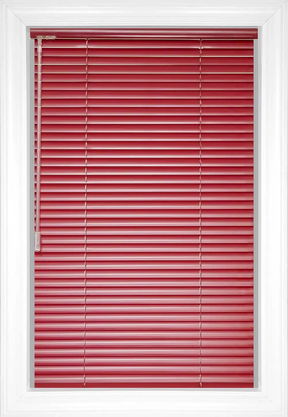 Garnet Red Softlook 6 Aluminum Blinds