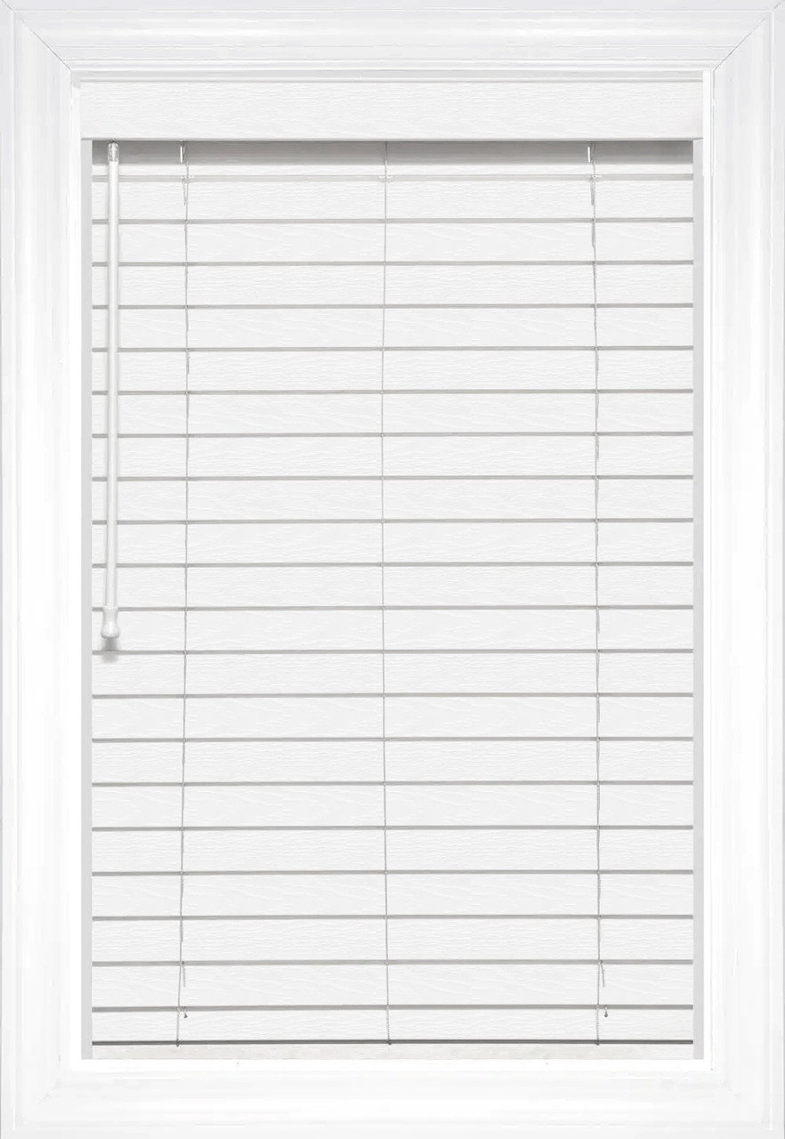 Stores en similibois Nouveau Classique similibois - Blanc