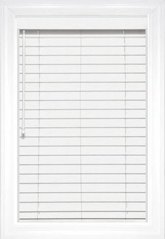 Stores en similibois Nouveau Classique similibois - Blanc