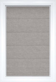 Heather Gray Jefferson Flat Solid and Textured Roman Shades Heather Gray Jefferson Flat Solid and Textured Roman Shades