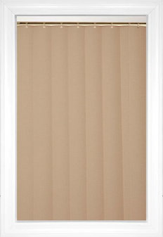 Fawn Lille Vertical Vinyl Blinds Fawn Lille Vertical Vinyl Blinds