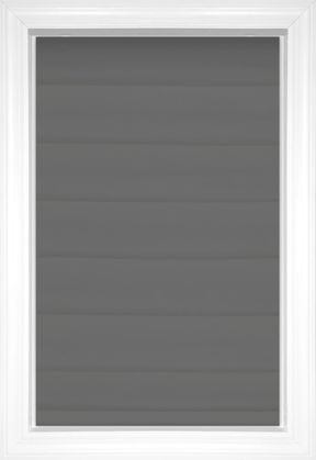 Slate York Roman Shades Slate York Roman Shades