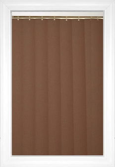 Stores verticaux en vinyle Lille - Brun foncé