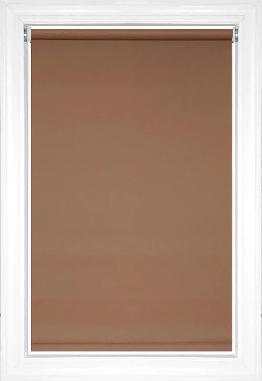 Brown Cameo Classic/Designer Light Filtering Roller Shades