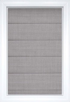 Stores romains Nara Plat Solid and Textured - Argent