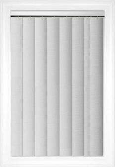Feather Grey Surah Vertical Vinyl Blinds