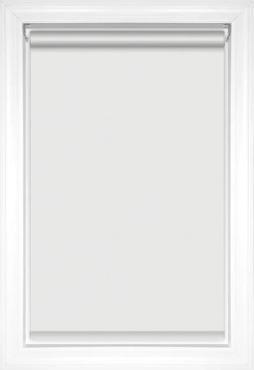 Toiles de fenêtre Aurore Vinyl Opaque - Blanc soyeux
