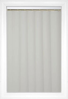 Argent Excelsior Stores verticaux en vinyle Argent Excelsior Stores verticaux en vinyle
