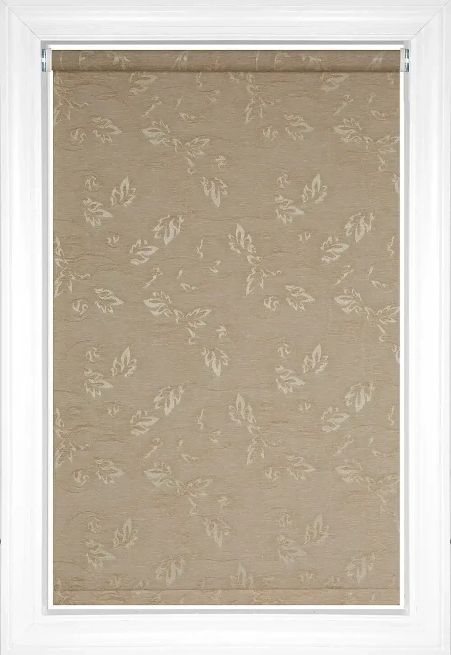 Beige Ballet Designer Light Filtering Roller Shades