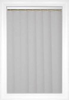 Decorators White Silk Vertical Vinyl Blinds