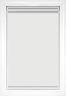 Silky White Aurora Vinyl Blackout Roller Shades Silky White Aurora Vinyl Blackout Roller Shades