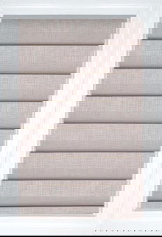 Fawn Carolina Classic Solid and Textured Roman Shades