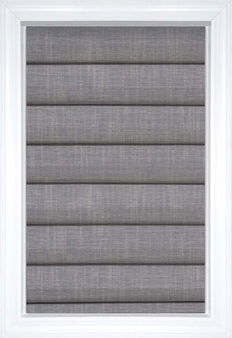 Thundercloud Carolina Classic Solid and Textured Roman Shades