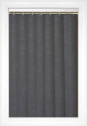 Charcoal de Kendall Soie Stores verticaux en vinyle Charcoal de Kendall Soie Stores verticaux en vinyle
