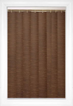 Truffle Central Park Vertical Vinyl Blinds Truffle Central Park Vertical Vinyl Blinds