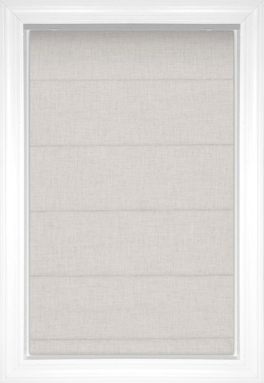 Cloud Dow Flat Solid and Textured Roman Shades