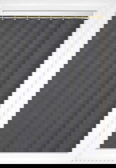 Kendall Charcoal Silk Vertical Vinyl Blinds