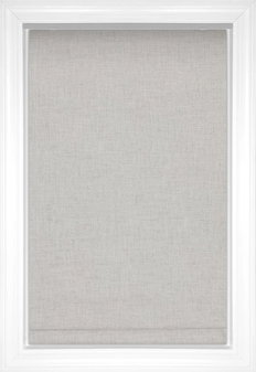 Linen Dow Waterfall Solid and Textured Roman Shades