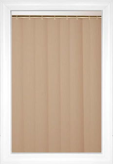 Sand Valentino Vertical Vinyl Blinds