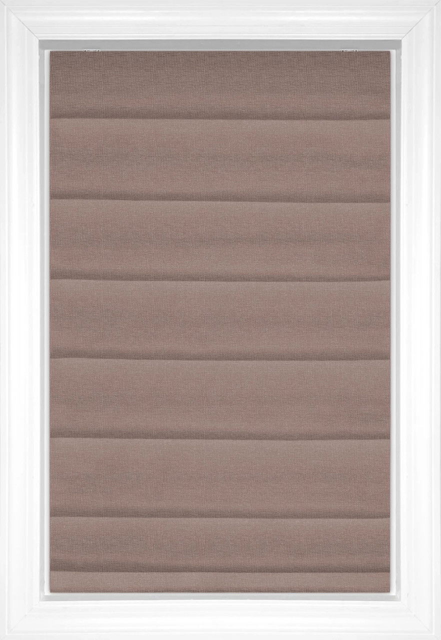 Rustic Coffee The Farmhouse - Jhonny Curran Collection [Online Exclusive] Classic Solid and Textured Roman Shades