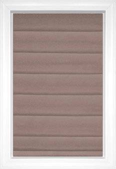 Rustic Coffee The Farmhouse - Jhonny Curran Collection [Online Exclusive] Classic Solid and Textured Roman Shades