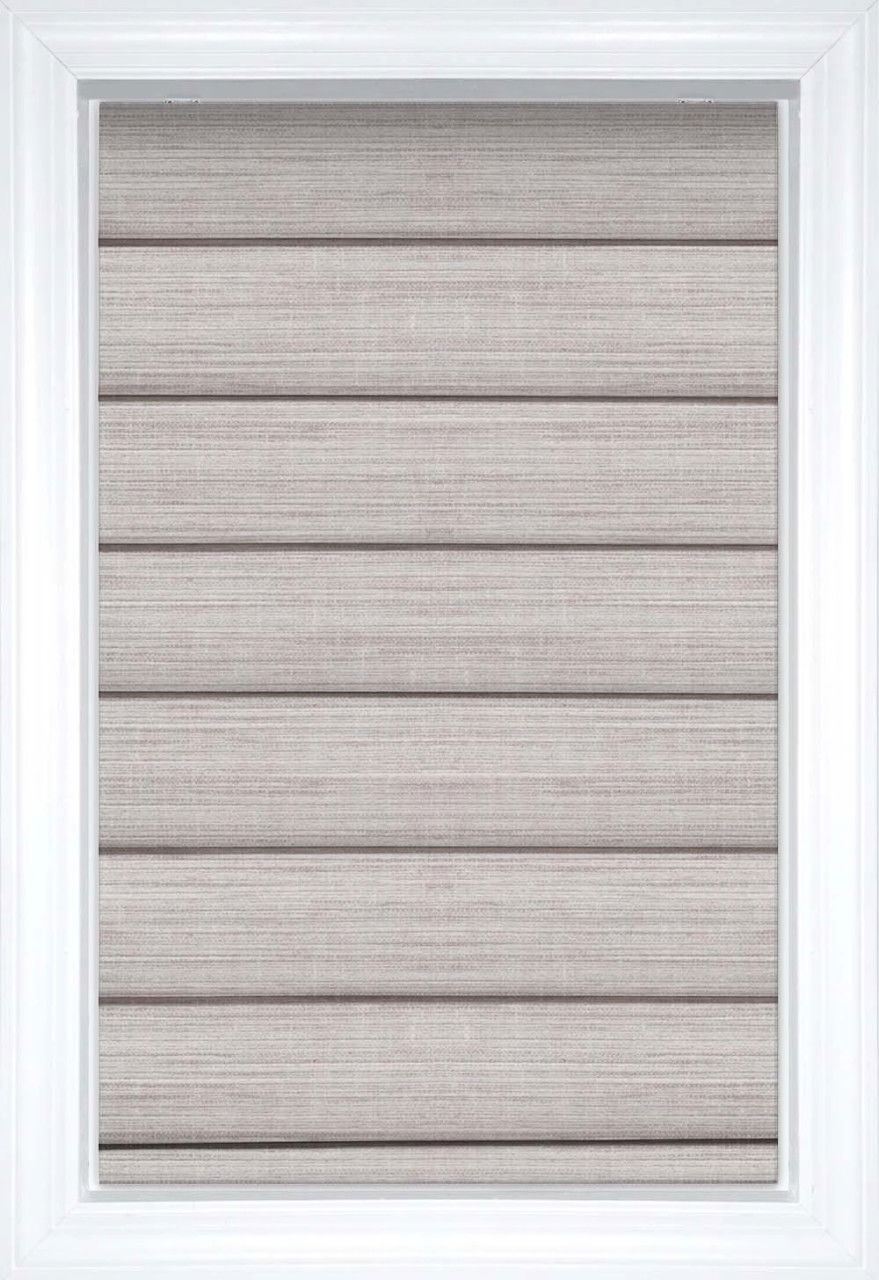 Moon Stone Tussah Classic Solid and Textured Roman Shades