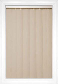Champagne Valentino Vertical Vinyl Blinds