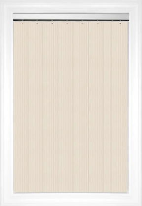 Alabaster Marbella Vertical Vinyl Blinds