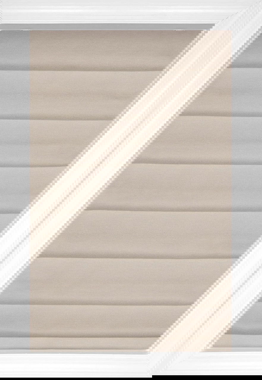 Studio Clay The Latte - Jhonny Curran Collection [Online Exclusive] Classic Solid and Textured Roman Shades