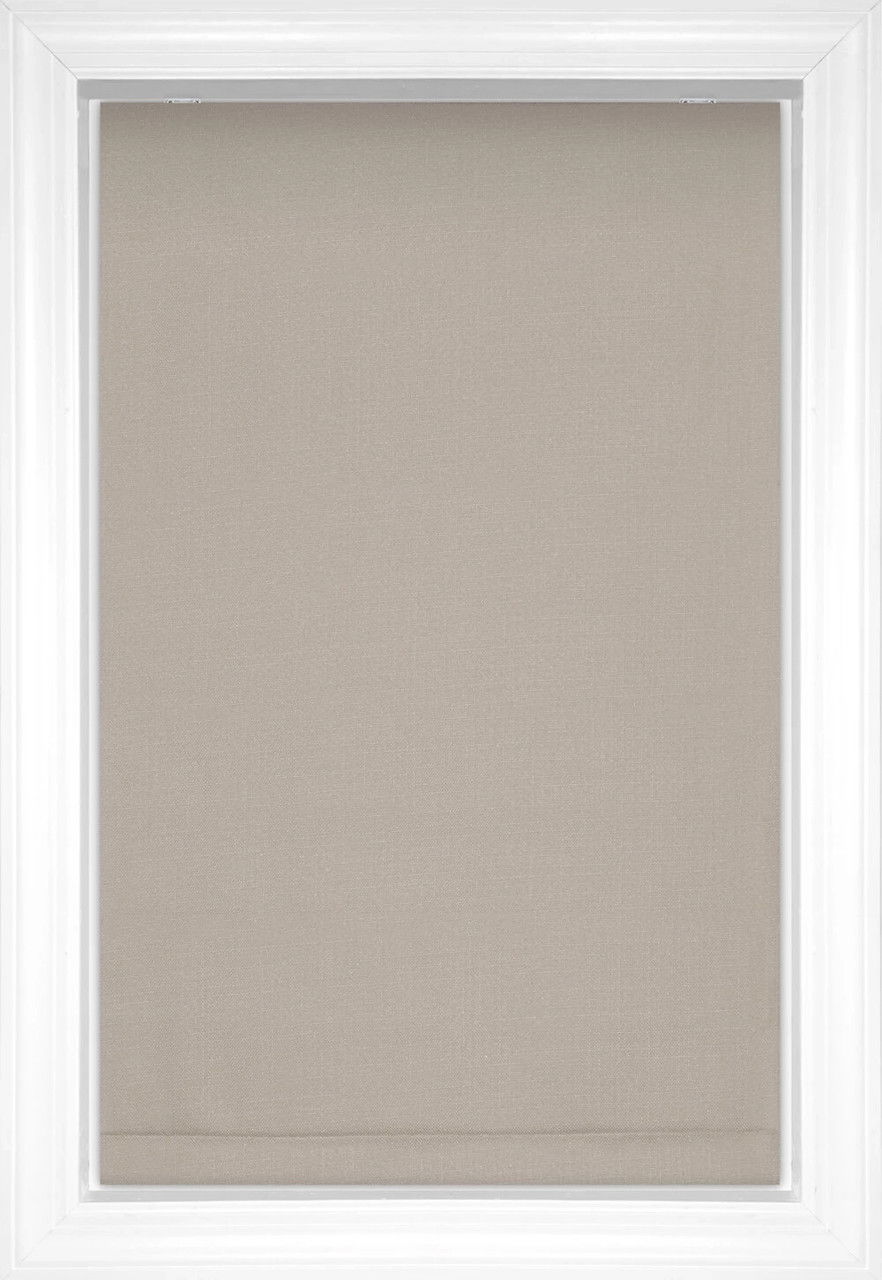 Jute York Waterfall Solid and Textured Roman Shades